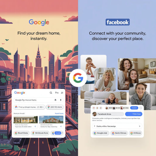 Facebook Ads vs Google Ads: The Best Option for Real Estate Agents.